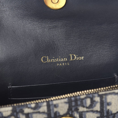 Christian Dior Oblique Saddle Belt Bag Blue 8 of 10
