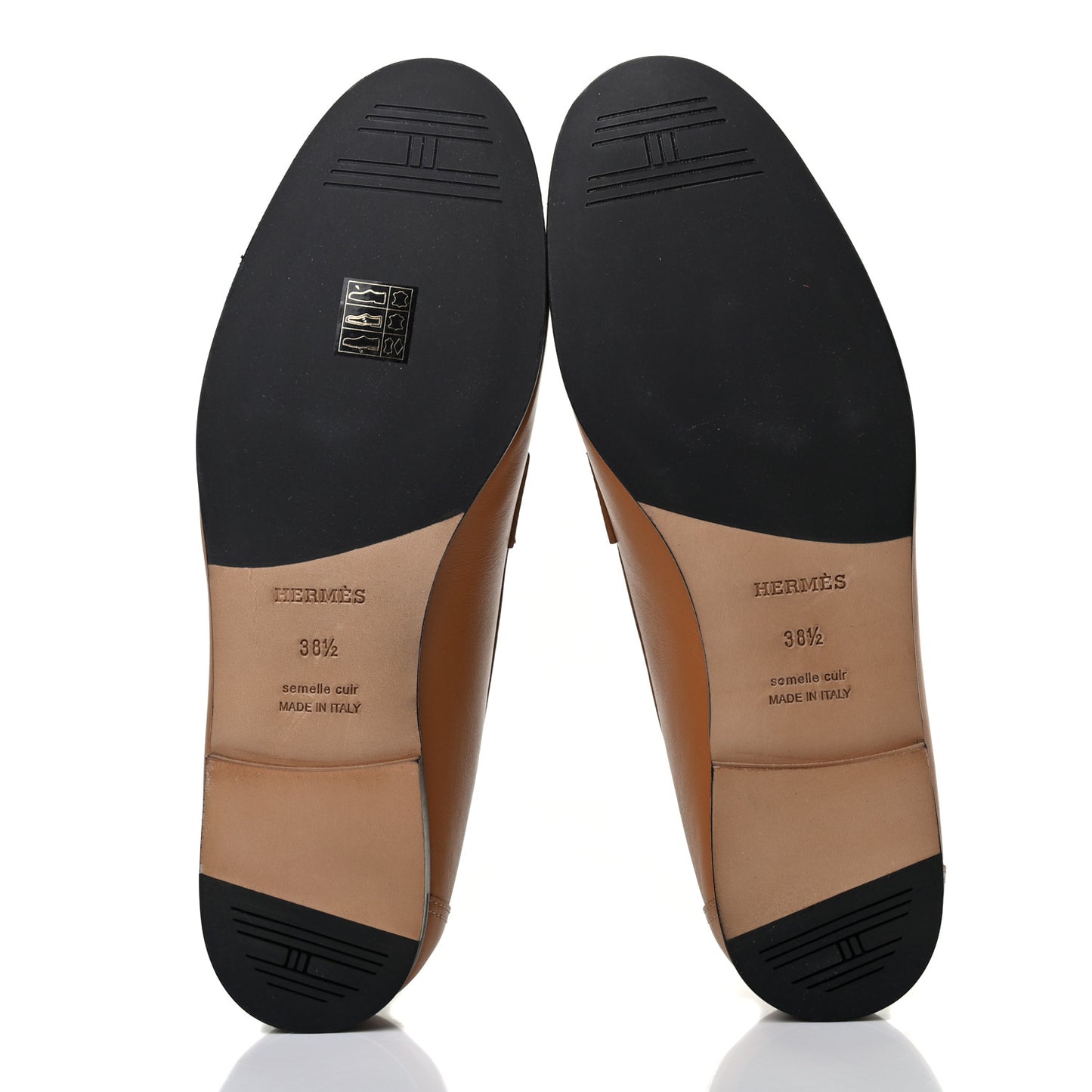 Calfskin Colette Loafer 38.5 Beige Dore