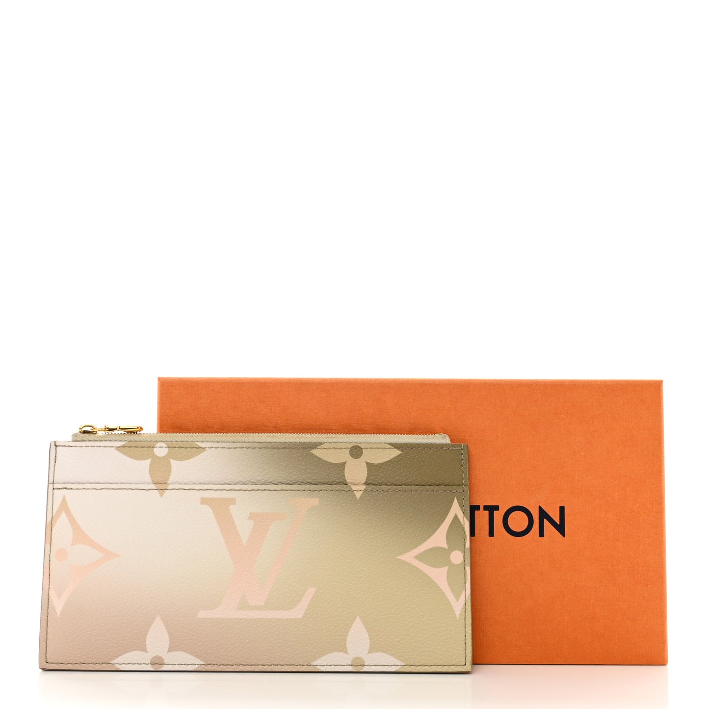 Monogram Giant Spring In The City Slim Purse Sunset Kaki