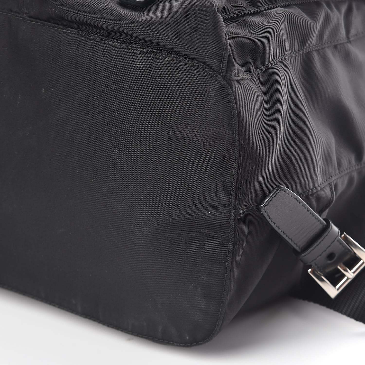Prada Nylon Vela Medium Backpack Black 8 of 10
