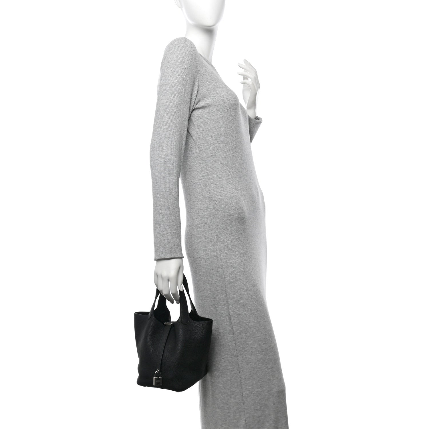 Hermes Taurillon Clemence Picotin Lock 18 PM Black 2 of 10
