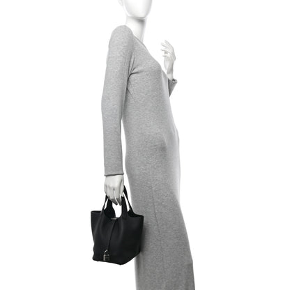 Hermes Taurillon Clemence Picotin Lock 18 PM Black 2 of 10