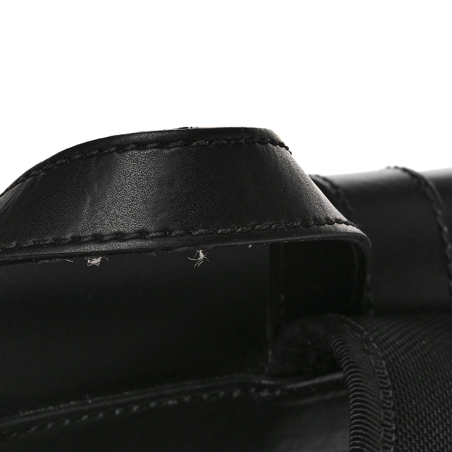Soft GG Supreme Monogram Appia Calfskin Web Double Buckle Backpack Black