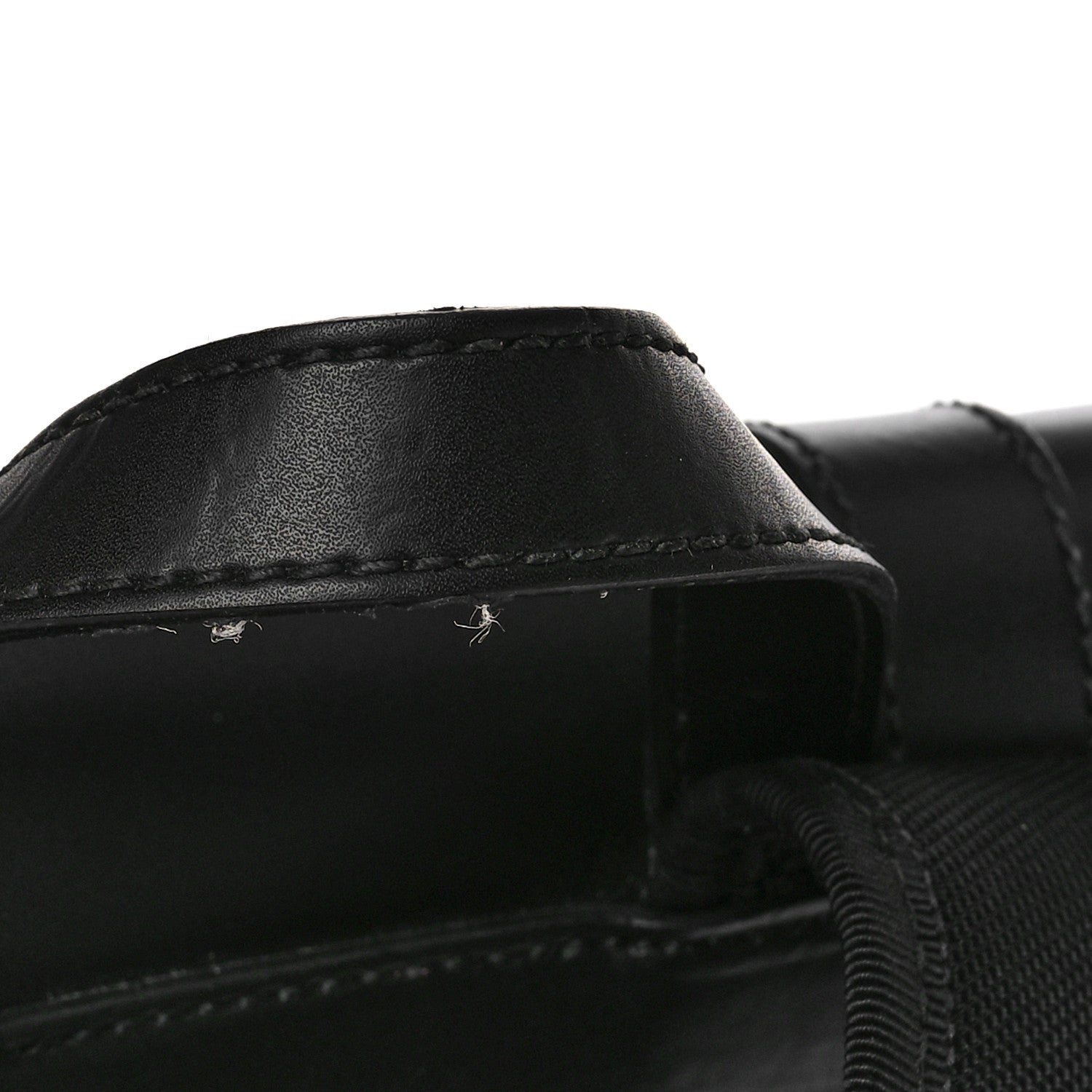 Gucci Soft GG Supreme Monogram Appia Calfskin Web Double Buckle Backpack Black 11 of 11
