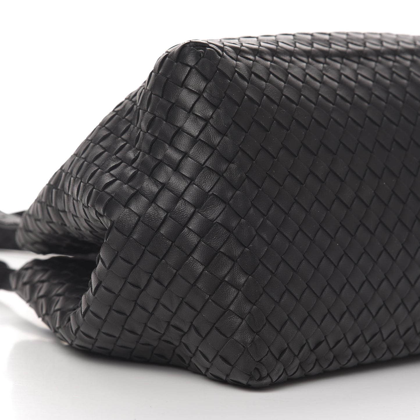 Nappa Intrecciato Medium Cesta Tote Black