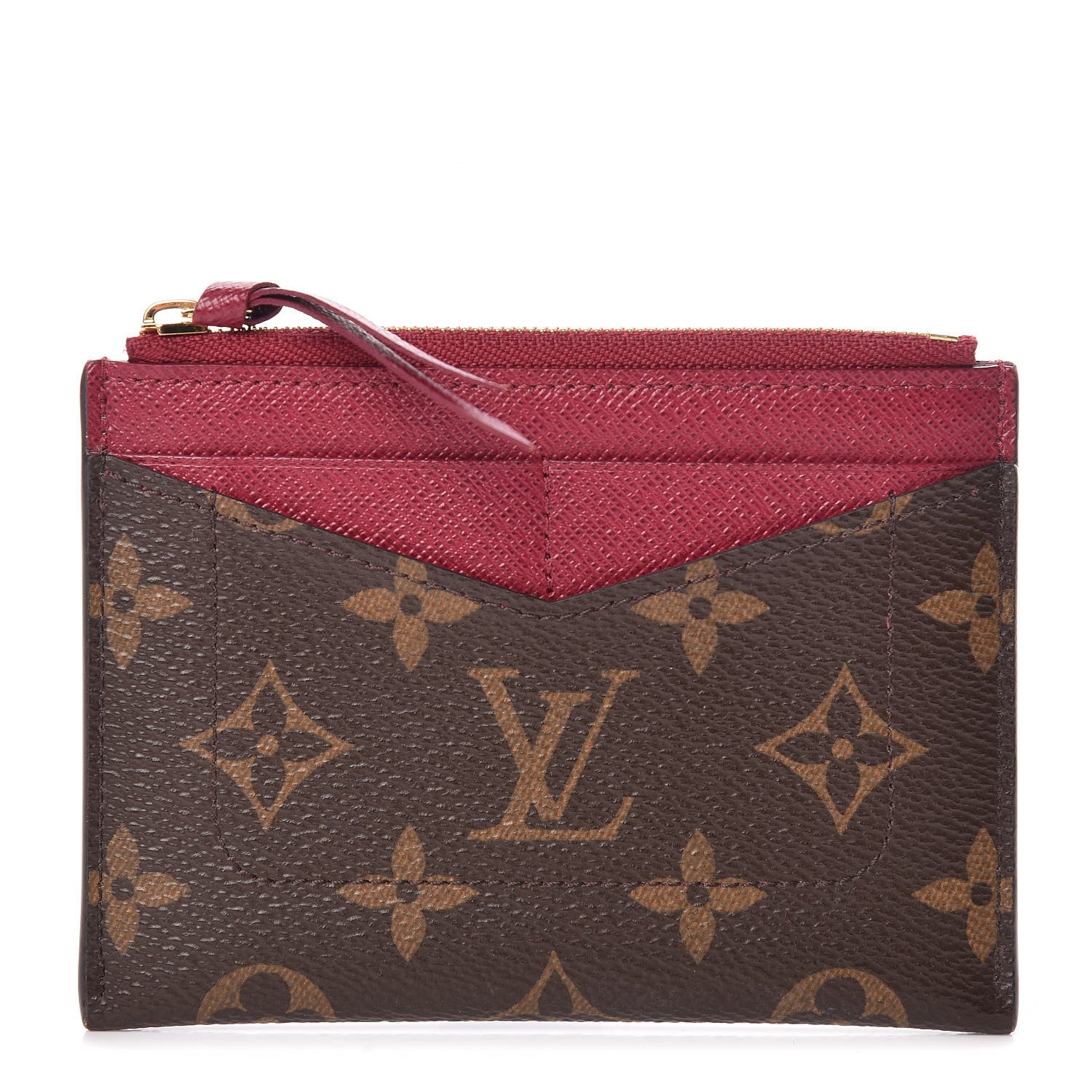 Louis Vuitton Monogram Zipped Card Holder Fuchsia 1 of 7