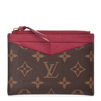 Louis Vuitton Monogram Zipped Card Holder Fuchsia 1 of 7