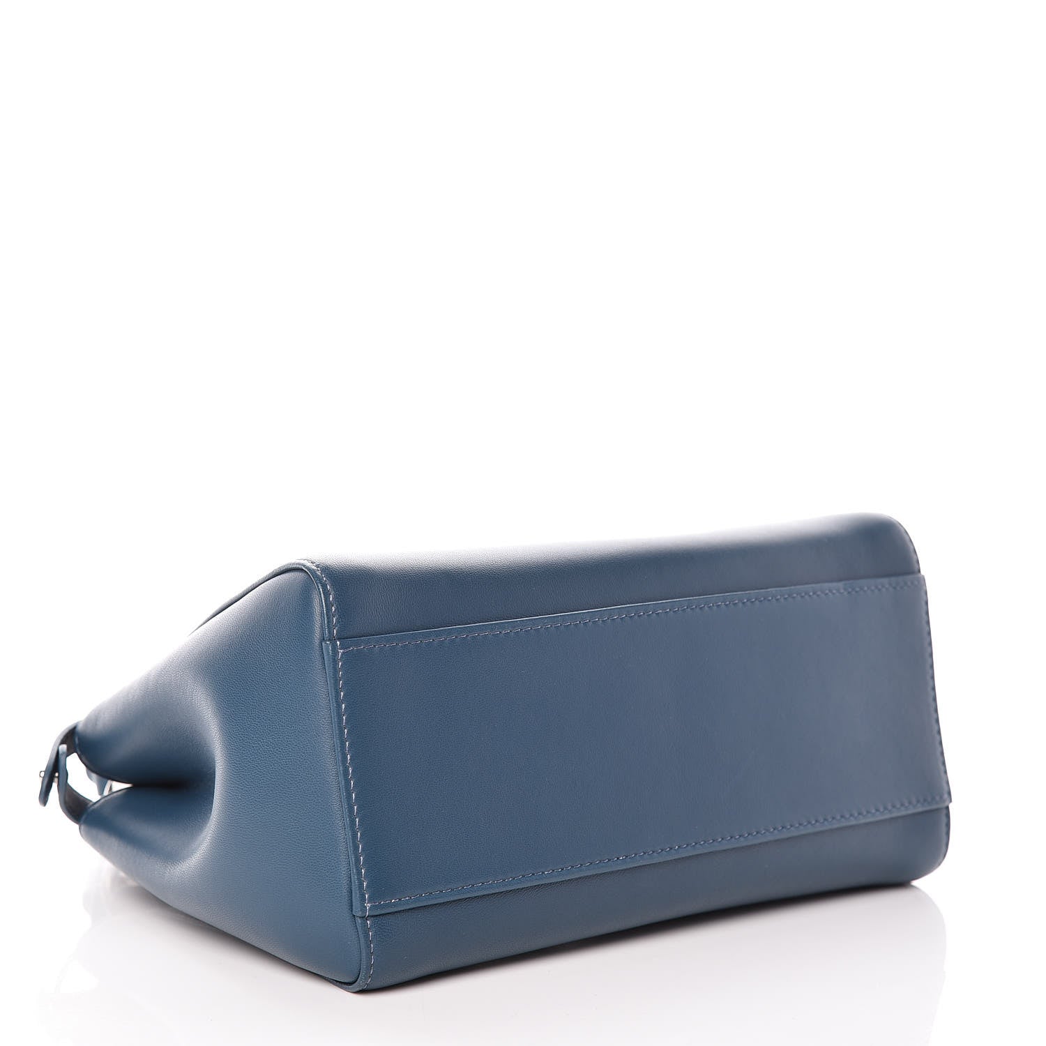Fendi Nappa Mini Peekaboo Iconic Satchel Pavone 5 of 11