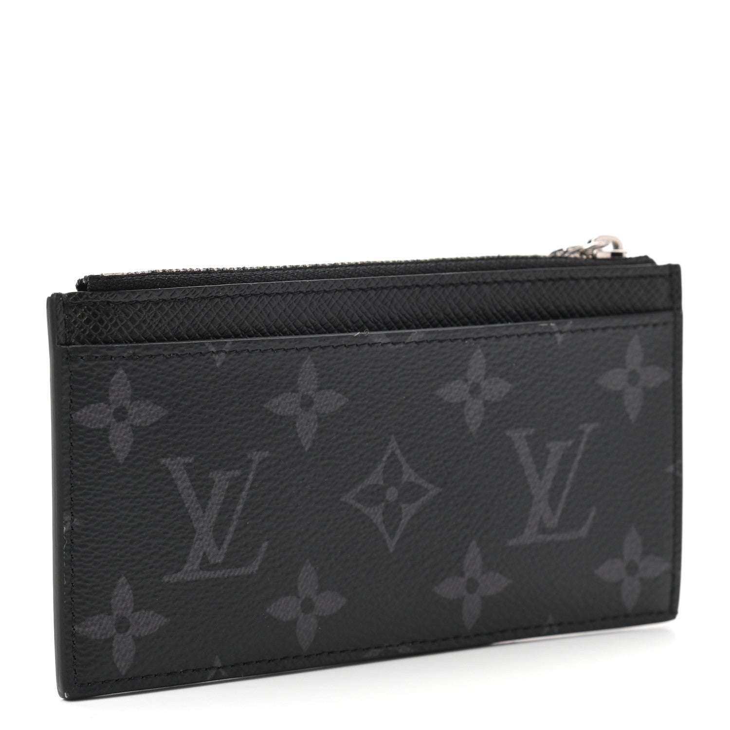 Louis Vuitton Monogram Eclipse Taiga Coin Card Holder 3 of 6