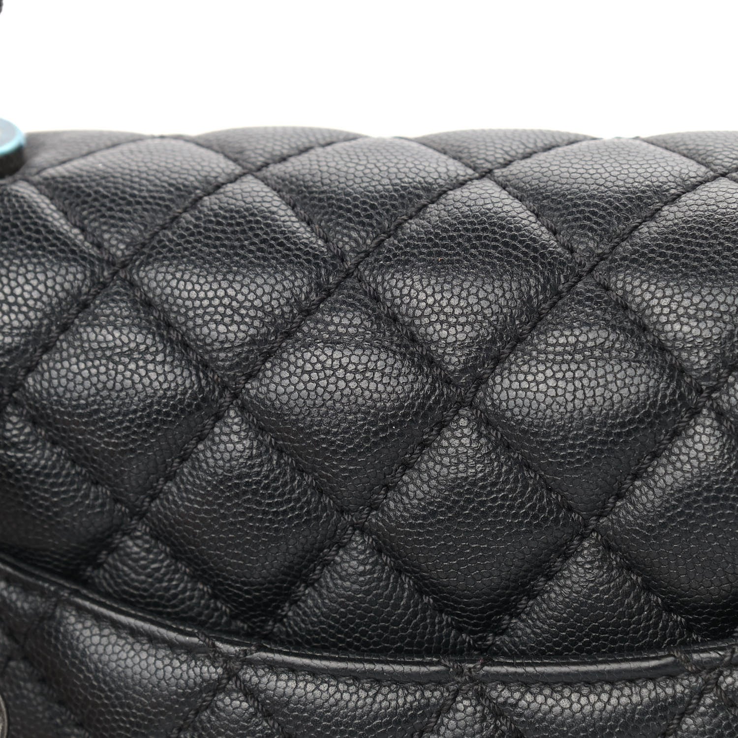 Chanel Caviar Quilted Small Coco Handle Flap Black 10 of 12