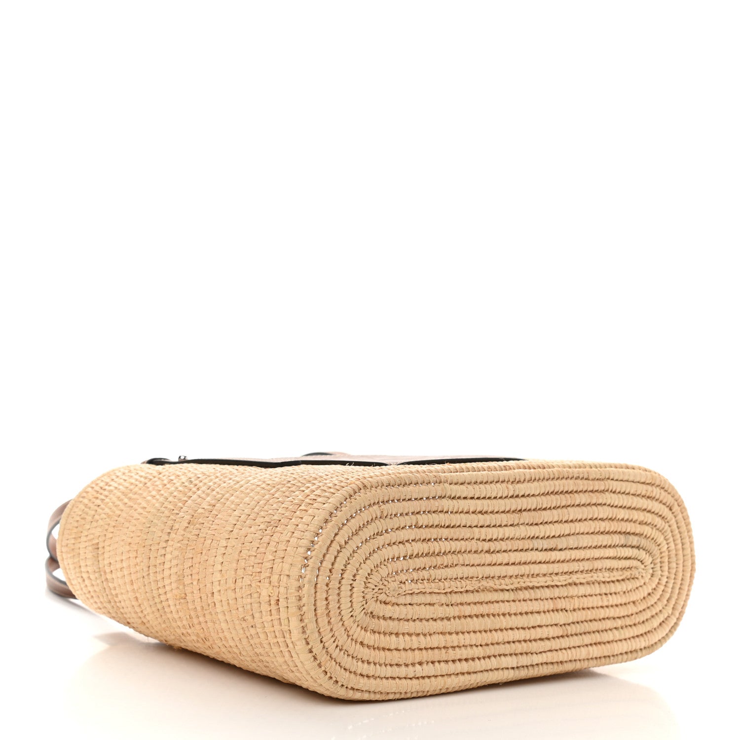 Loewe Raffia Small Square Basket Tote Bag Natural Tan 4 of 10