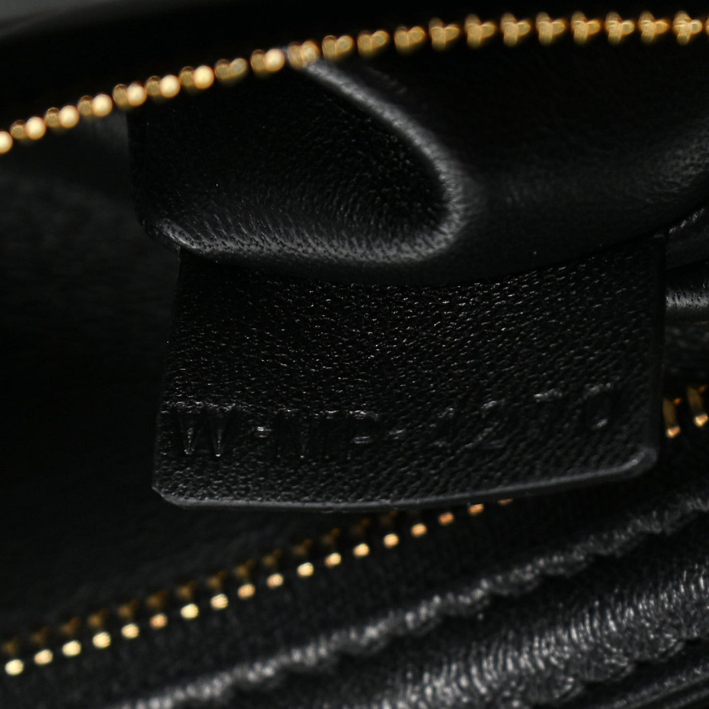 Shiny Calfskin Medium Triomphe Black