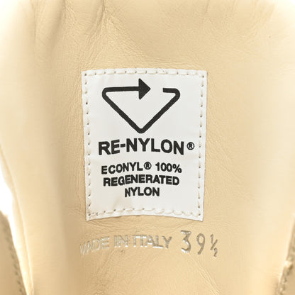 Prada Spazzolato Re-Nylon Metal Triangle Logo Womens 50mm Combat Boots 39.5 Deserto 8 of 8