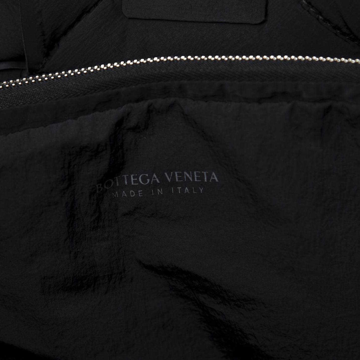 Calfskin Maxi Intrecciato BV Squash Tote Black