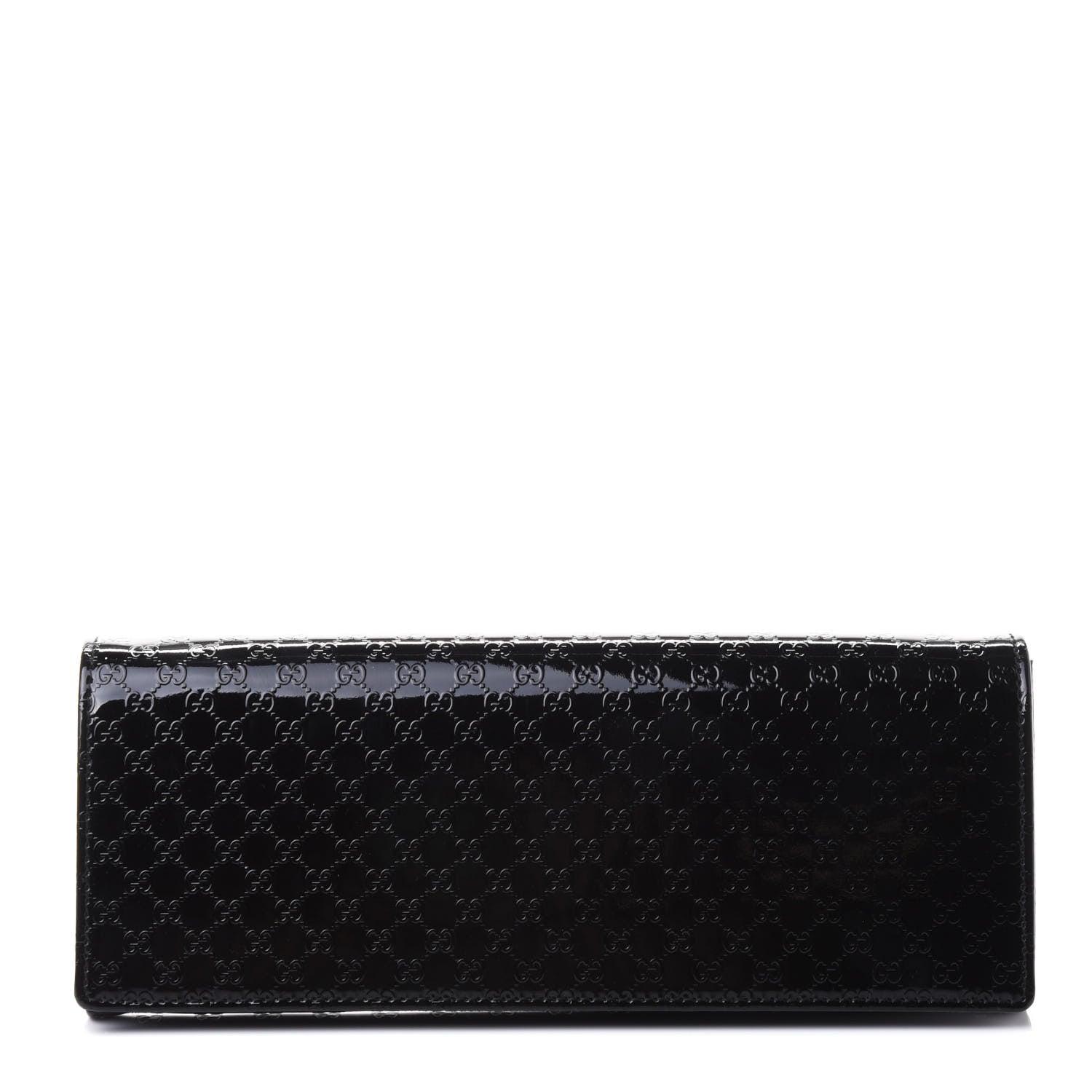 Gucci Patent Microguccissima Small Broadway Clutch Black 1 of 4