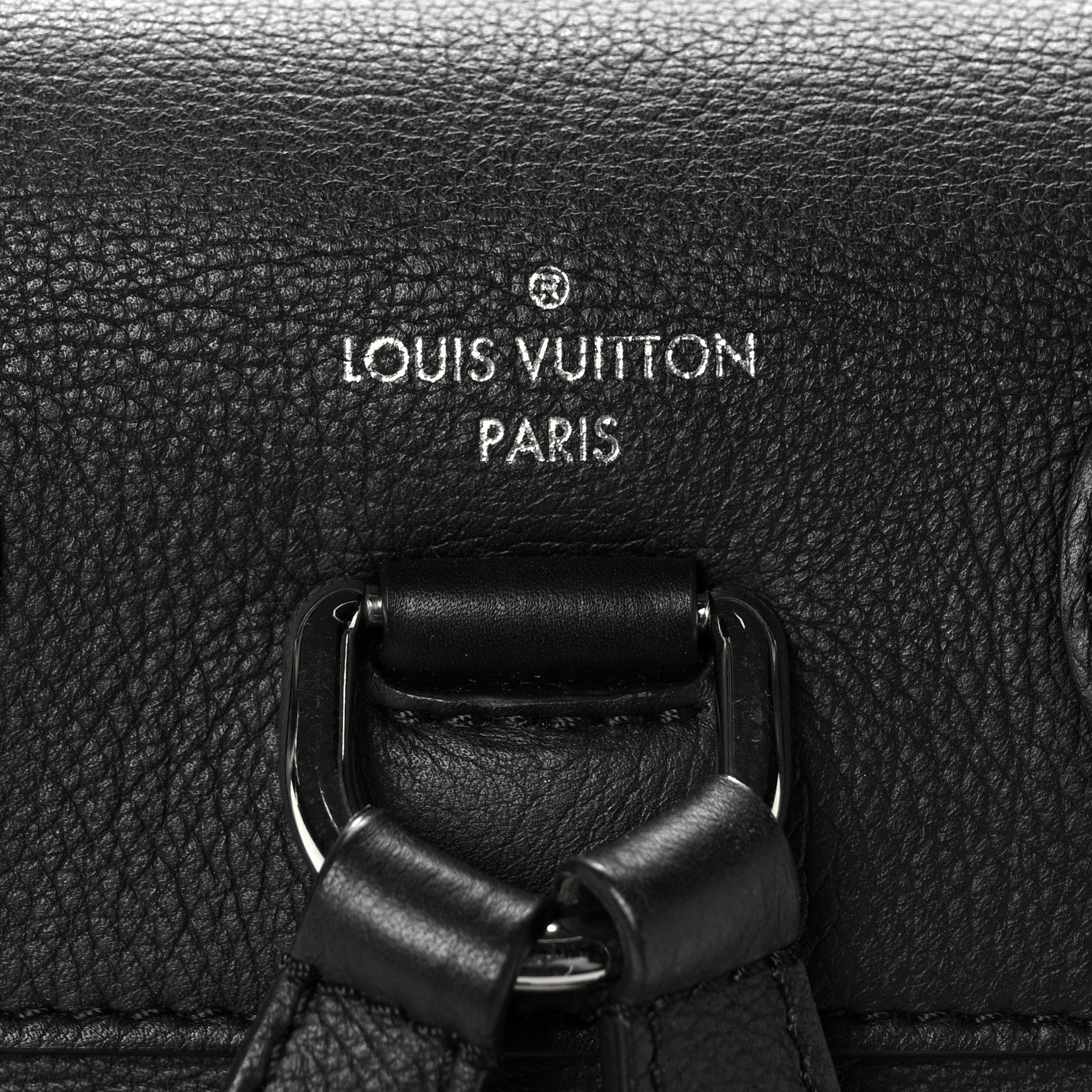 Louis Vuitton Calfskin Lockme Backpack Black 7 of 11