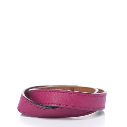 Hermes Swift Kelly Double Tour Bracelet T2 Rose Pourpre 2 of 4