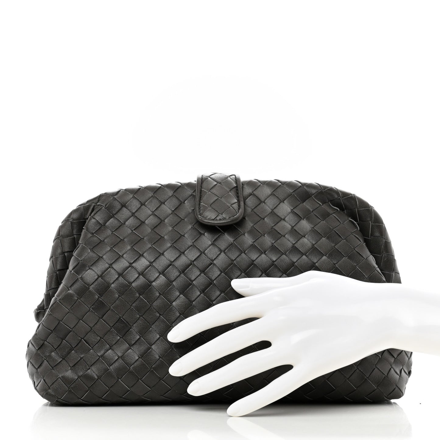 Nappa Intrecciato The Lauren 1980 Clutch Shadow