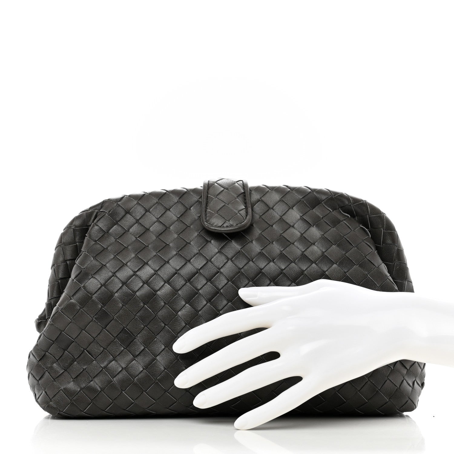 Bottega Veneta Nappa Intrecciato The Lauren 1980 Clutch Shadow 2 of 6