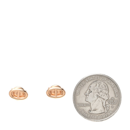 Hermes 18K Rose Gold TPM Farandole Stud Earrings 2 of 4