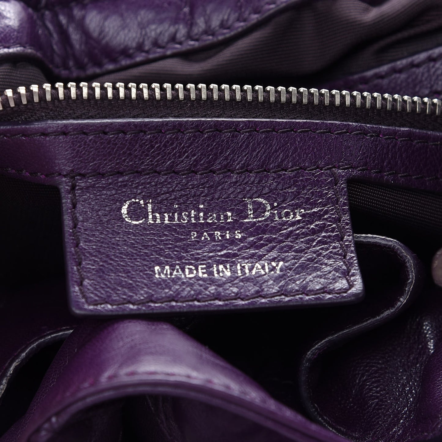 Lambskin Cannage Medium Le Trente Tote Purple