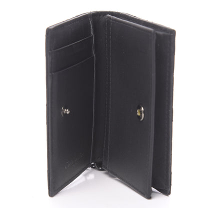 Christian Dior Ultra Matte Calfskin Small Lady Dior Flap Card Holder Black 5 of 8