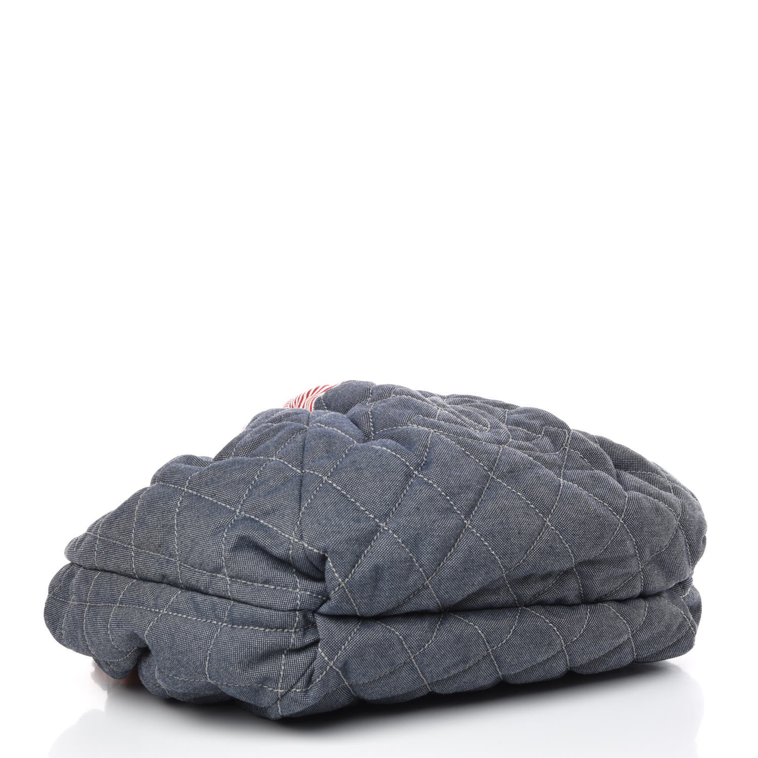 Chanel Denim Quilted Large Stretch Spirit Cabas Blue 4 of 9