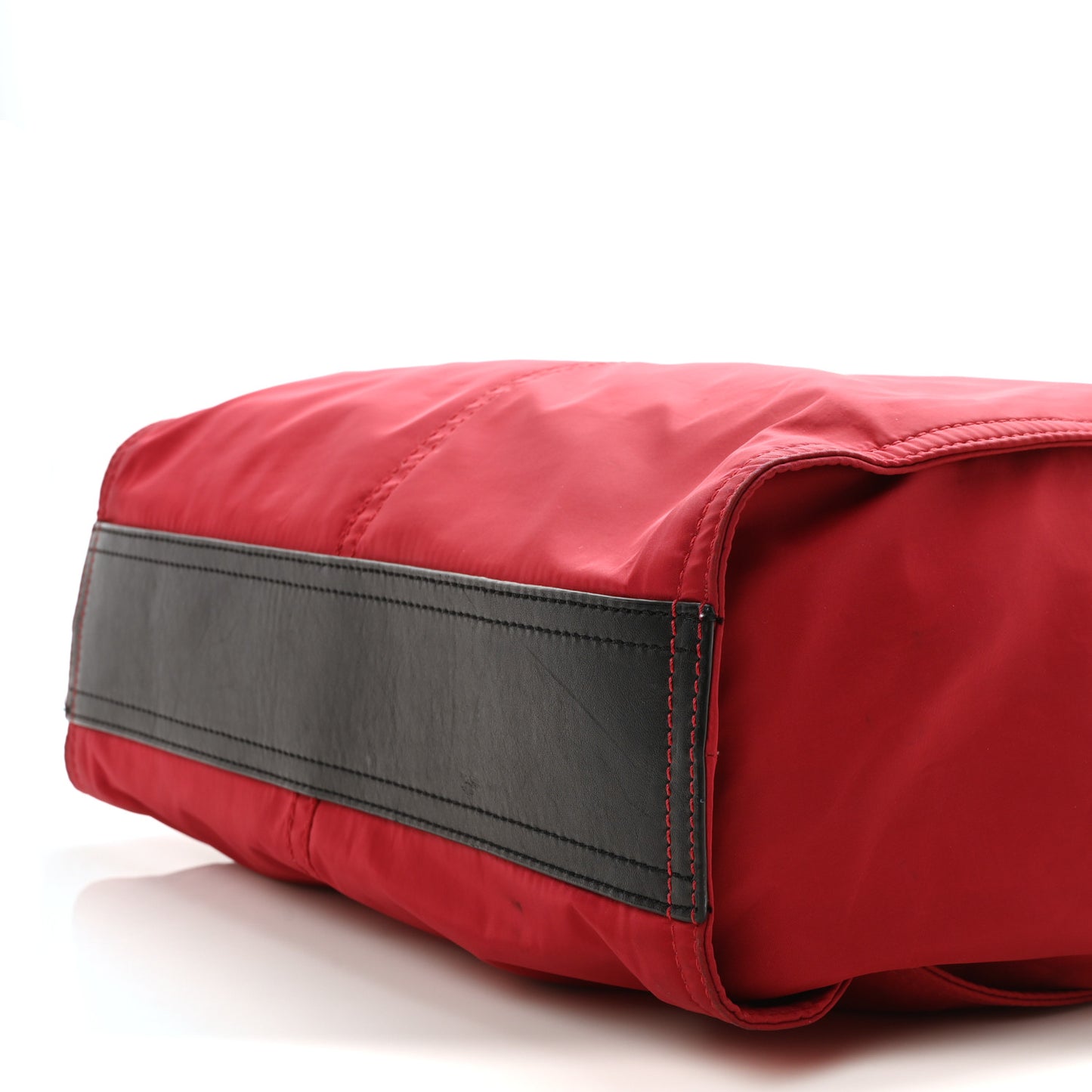 Nylon Buckleigh Packable Tote Bag Red