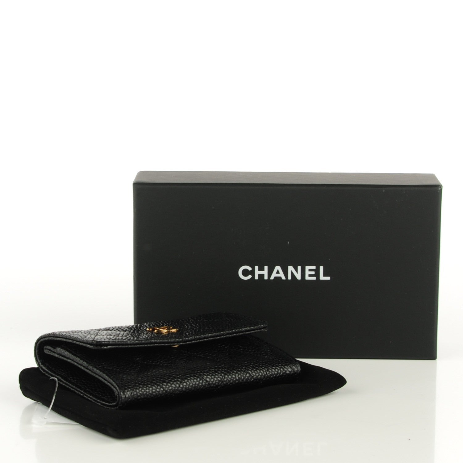 Chanel Caviar Quilted Flap Card Holder Black 4 of 7