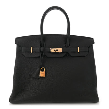 Hermes Togo Birkin 35 Black 1 of 11