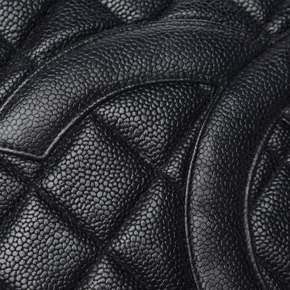 Chanel Caviar Quilted Medallion Tote Black 9 of 16
