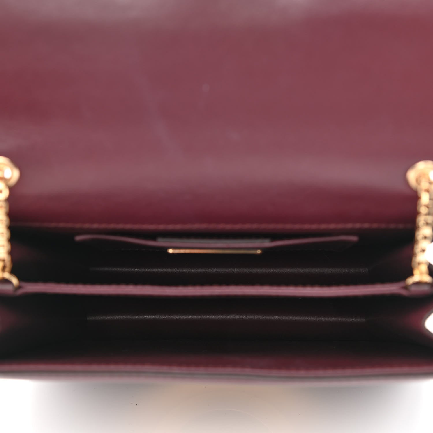 Salvatore Ferragamo Calfskin Thalia Flap Shoulder Bag Wine 5 of 11