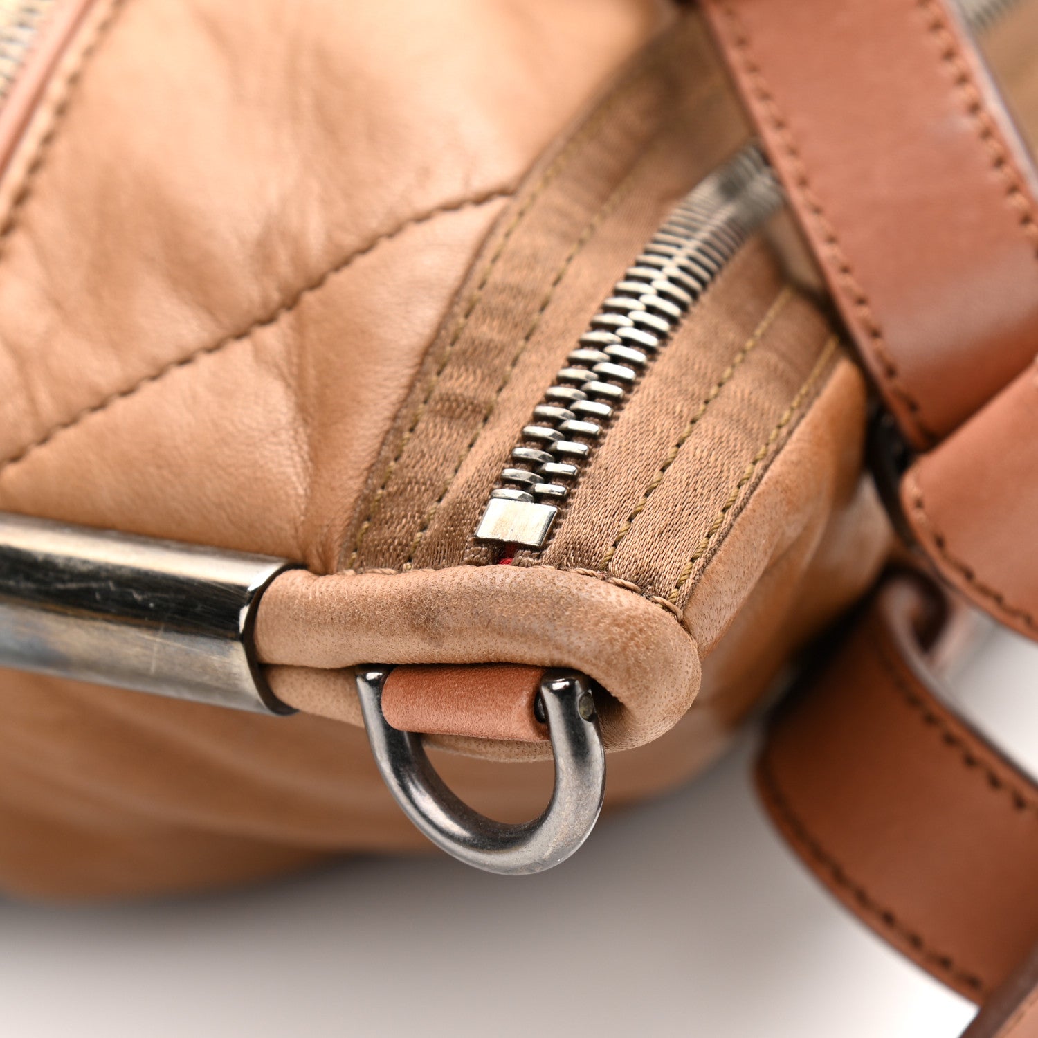 Lanvin Lambskin Amalia Double Wear Satchel Camel 7 of 17