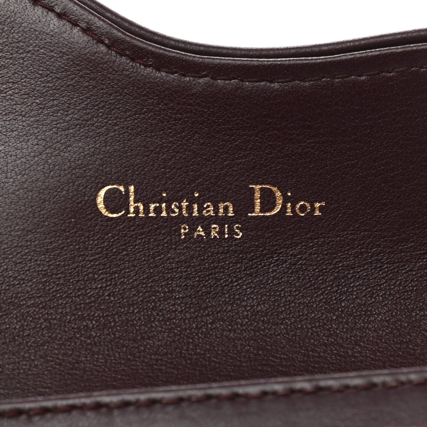 Oblique Saddle Card Holder Bordeaux