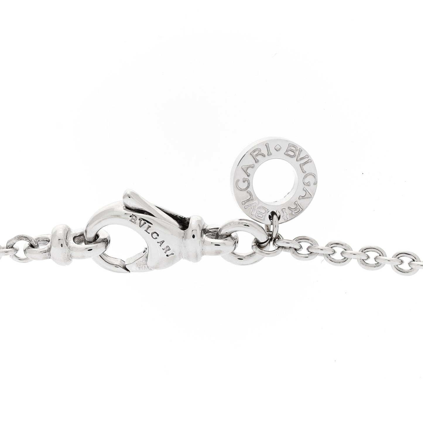 18K White Gold B.Zero1 Pendant Necklace
