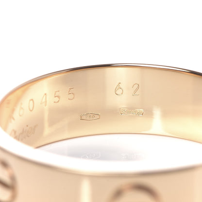 Cartier 18K Yellow Gold 5.5mm LOVE Ring 62 10 5 of 5