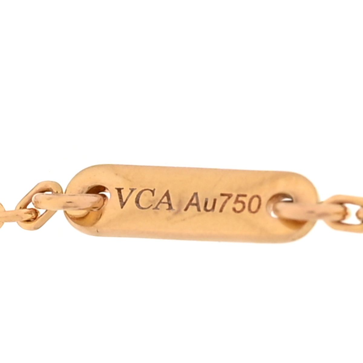 Van Cleef & Arpels 18K Rose Gold Carnelian Sweet Alhambra Bracelet 5 of 6