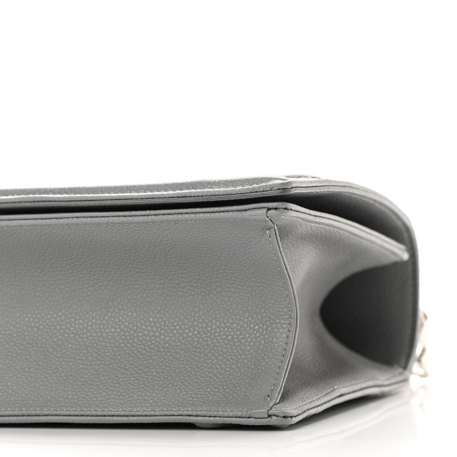 Christian Dior Grained Calfskin Medium Diorama Flap Bag Gris 10 of 11