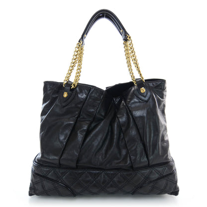 Marc Jacobs Leather Mixed Quilted Tote Black 1 of 7