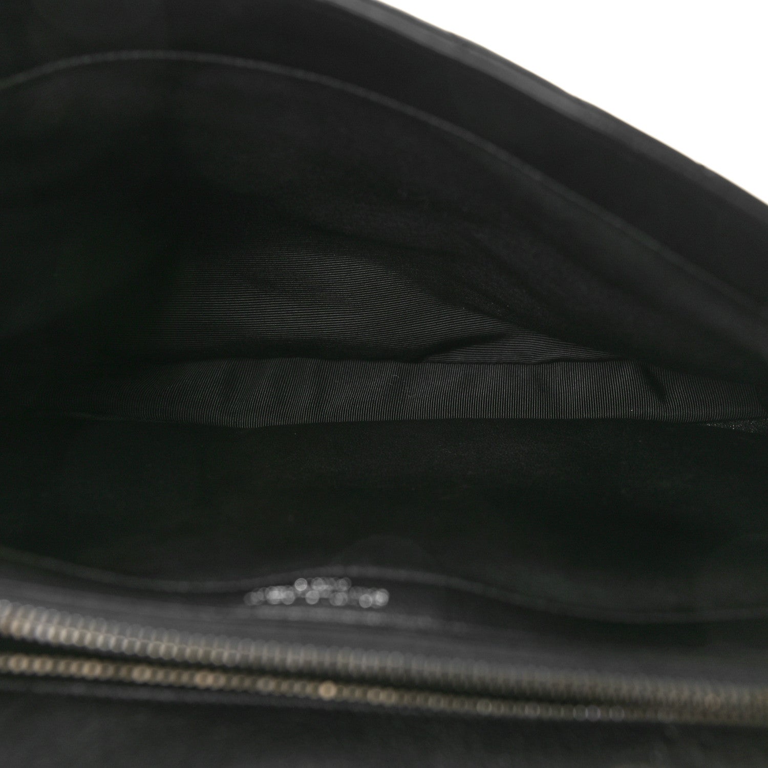 Saint Laurent Sheepskin Matelasse Chevron Monogram Large College Satchel Black Tulip 5 of 12