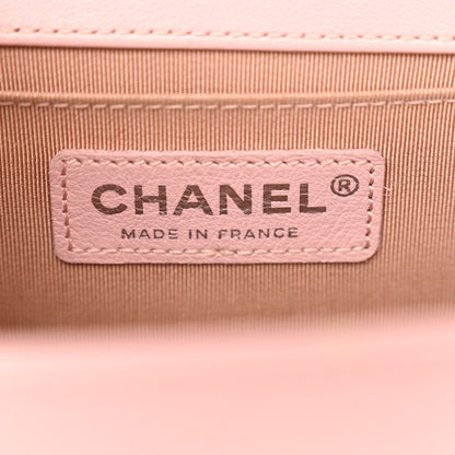 Chanel Calfskin Quilted Medium Boy Flap Light Pink 6 of 11