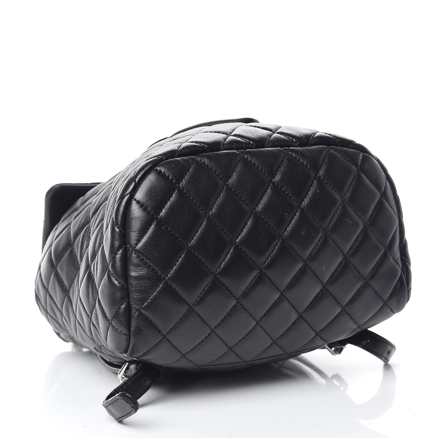 Lambskin Quilted Small Urban Spirit Backpack Black