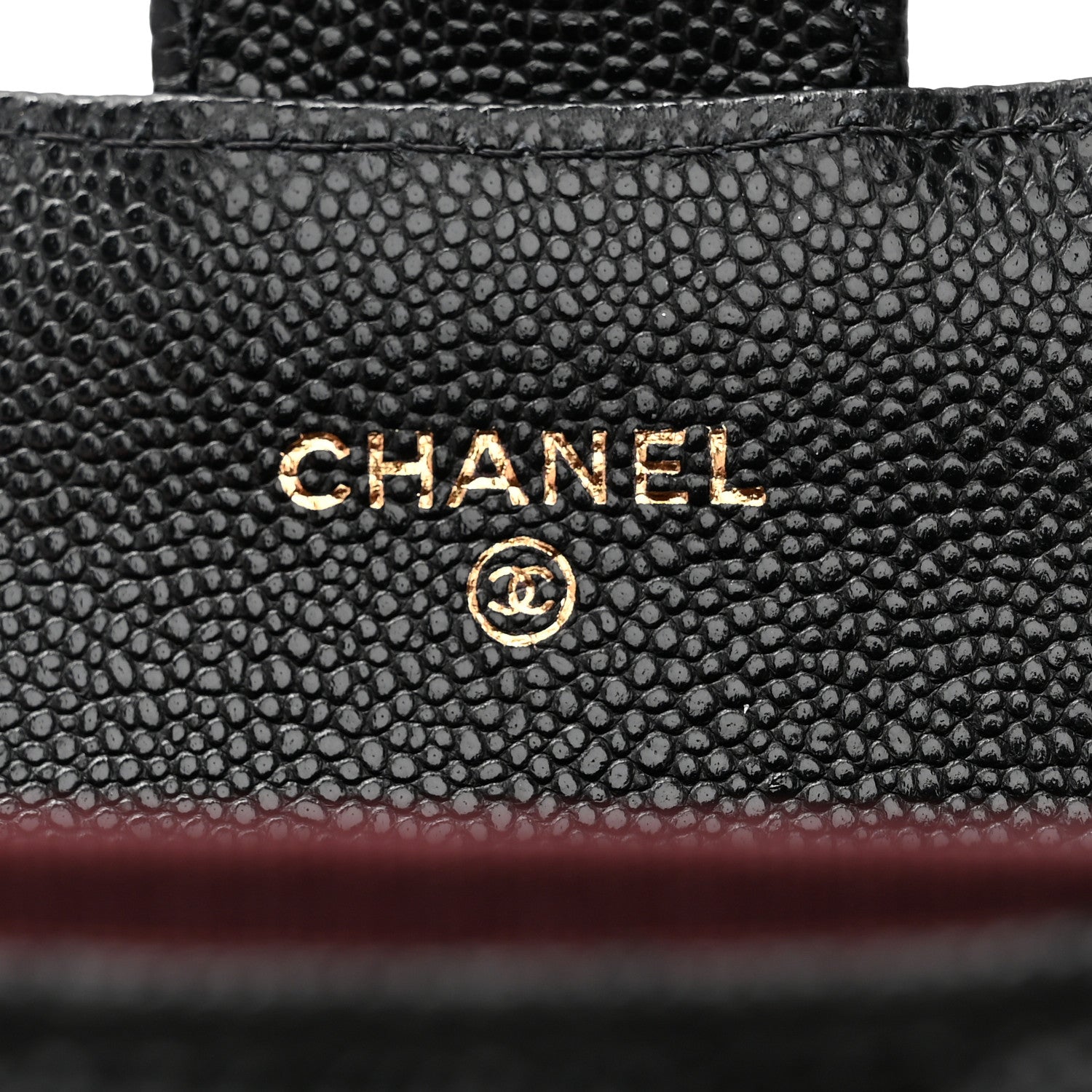 Chanel Caviar Quilted Flap Card Holder Wallet Black 6 of 9