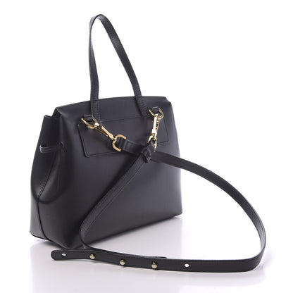 Mansur Gavriel Calfskin Mini Lady Bag Black Argento 2 of 16
