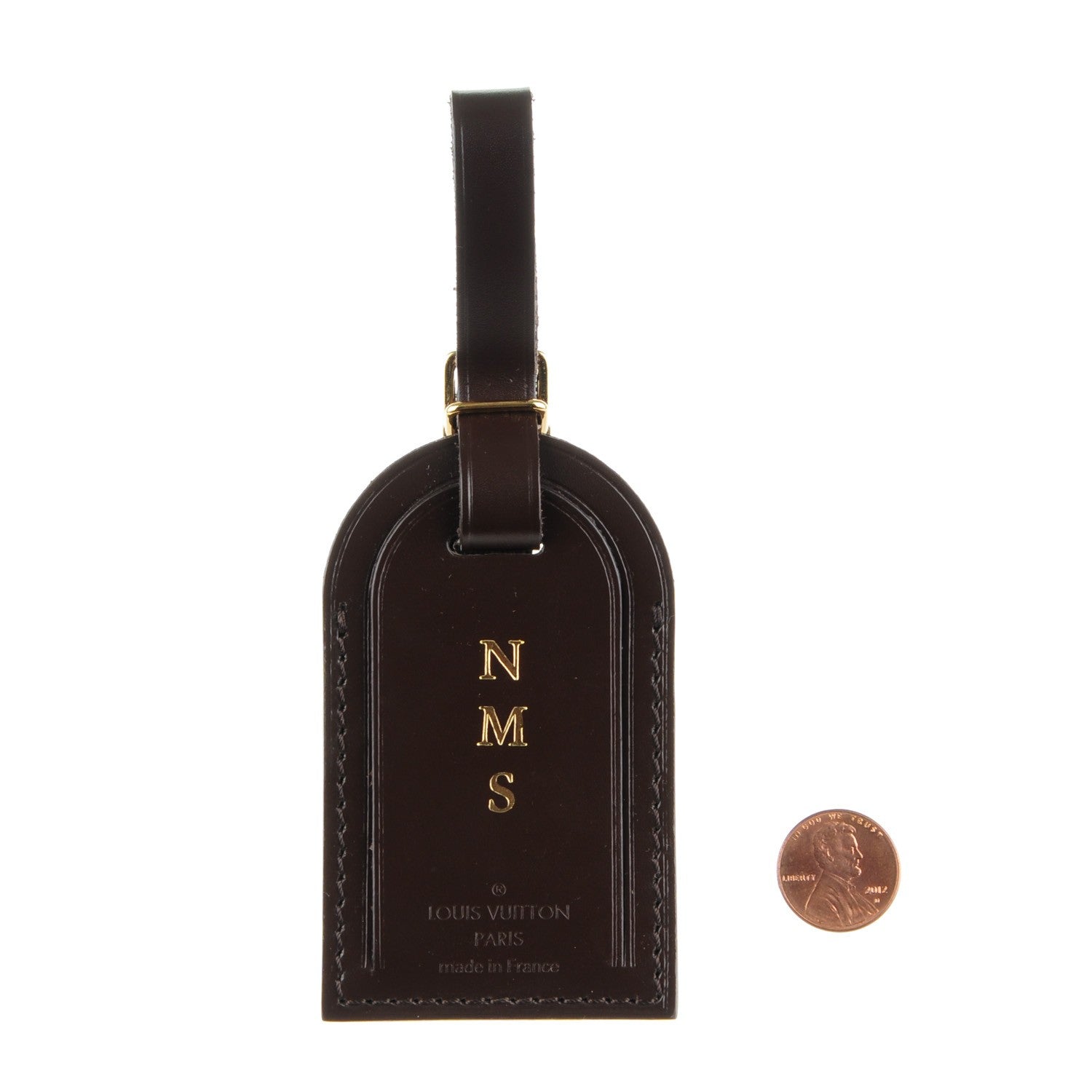 Louis Vuitton Calfskin Luggage Tag Ebene 3 of 5