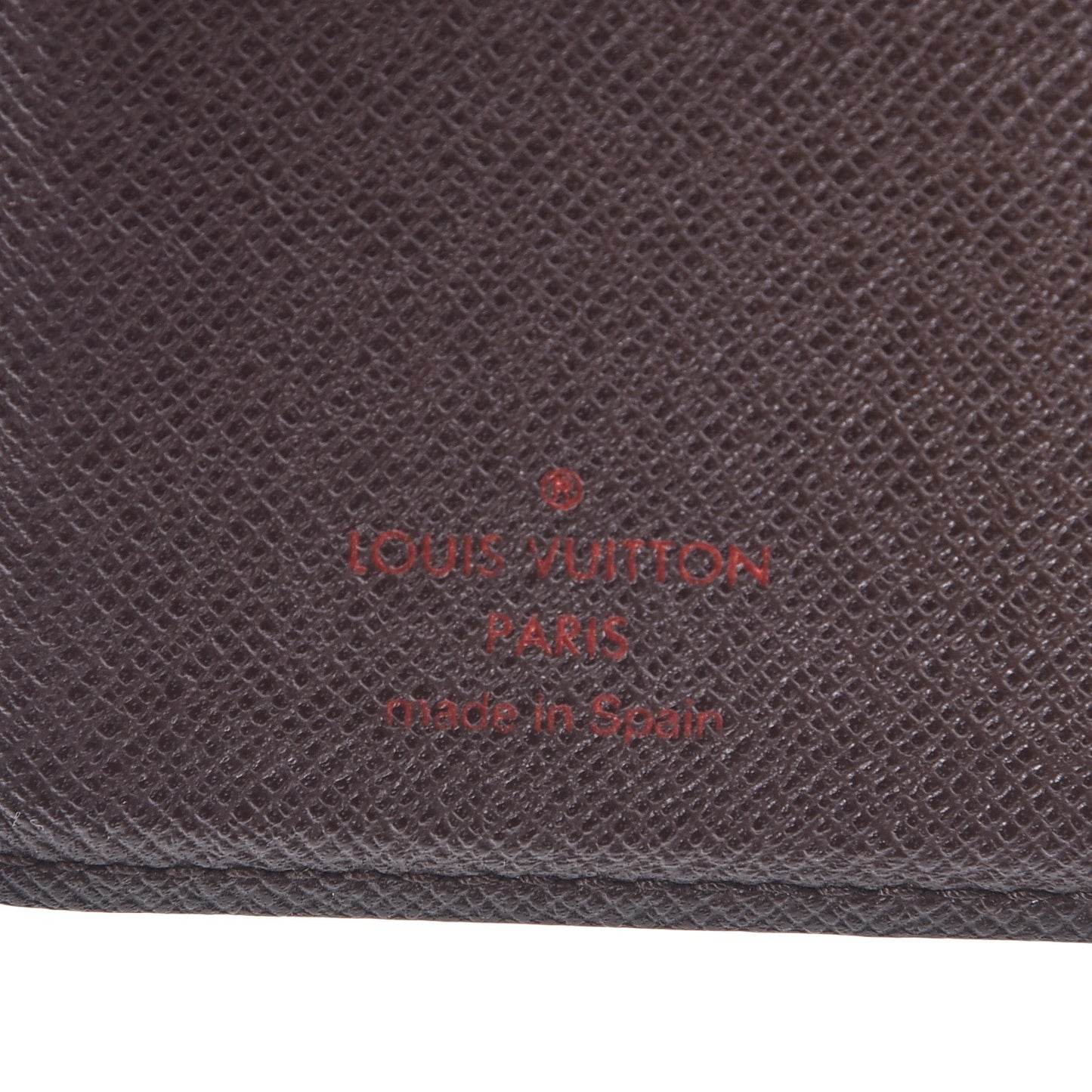 Damier Ebene Small Ring Agenda Cover
