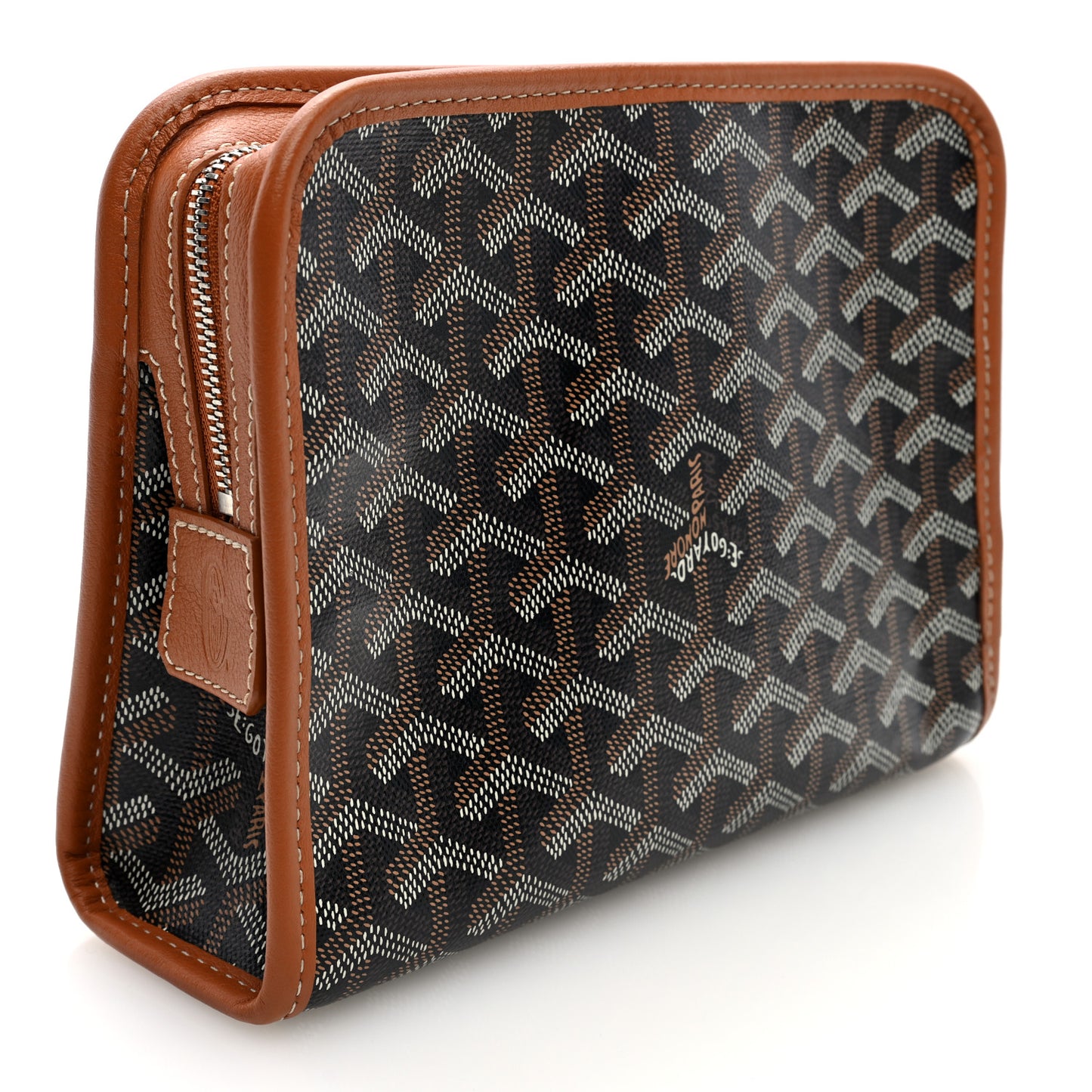 Goyardine Jouvence PM Toiletry Pouch Black Gold