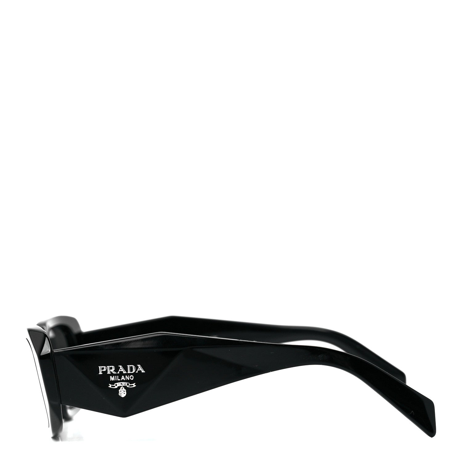 Prada Acetate Symbole Sunglasses SPR 17W Black 3 of 6
