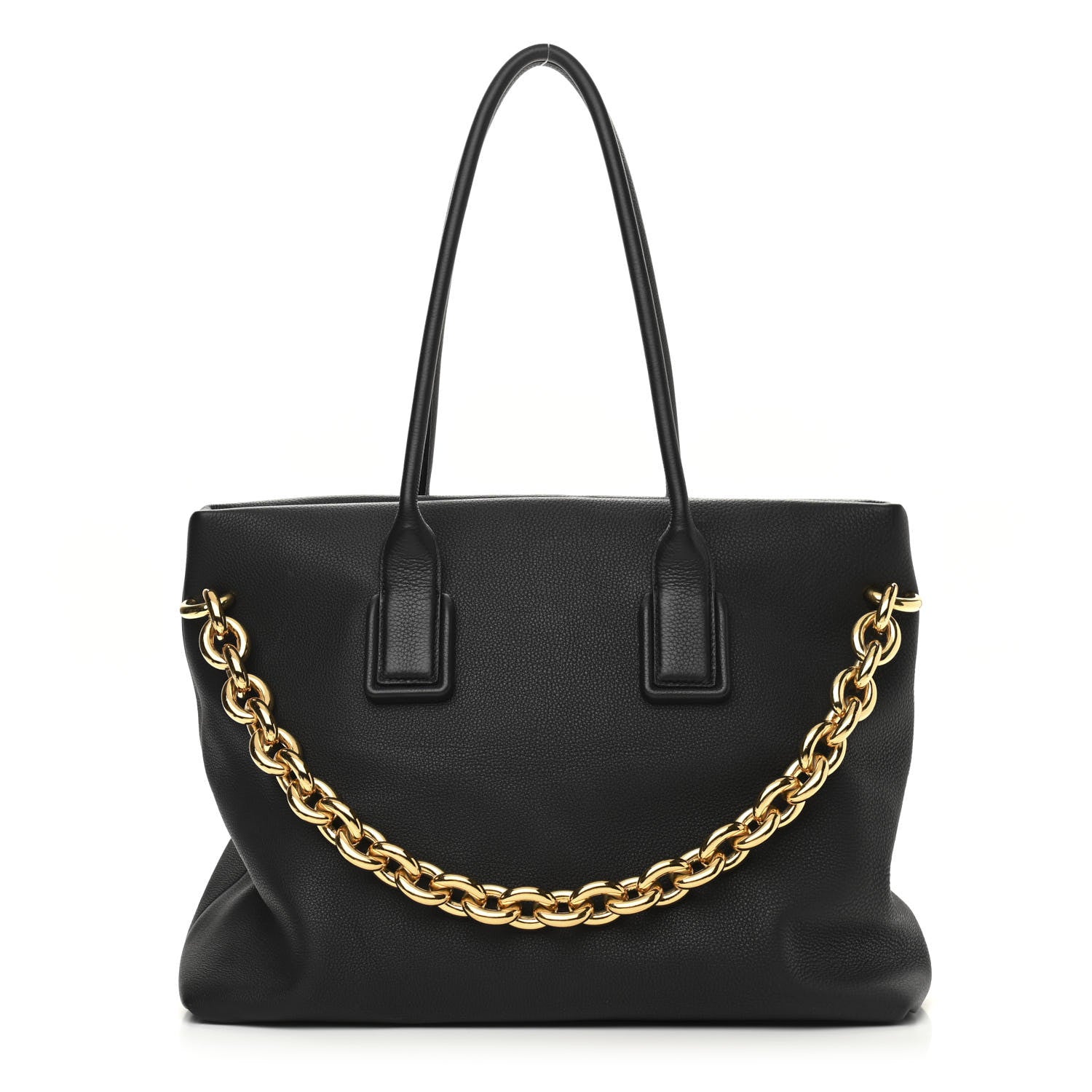 Bottega Veneta Grained Calfskin Saint Germain Tote Black 1 of 8