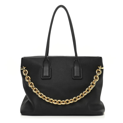 Bottega Veneta Grained Calfskin Saint Germain Tote Black 1 of 8